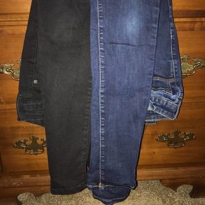 TWO pairs of Old Navy High Waisted Rockstars